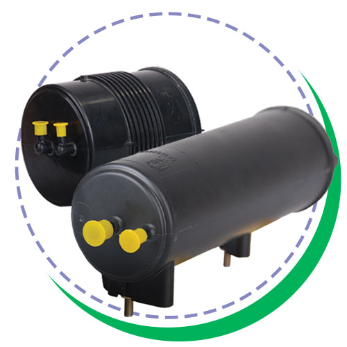 Gasoline vapor absorption tank